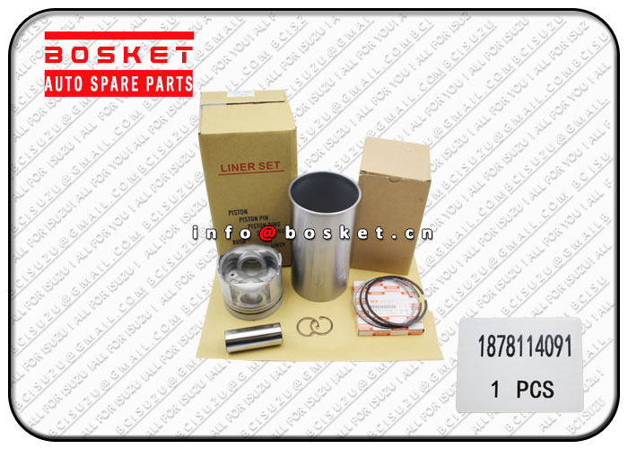 1-87811409-1 1878114091 Engine Cylinder Liner Set Suitable for ISUZU 6BG1T 