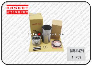 1-87811409-1 1878114091 Engine Cylinder Liner Set Suitable for ISUZU 6BG1T 