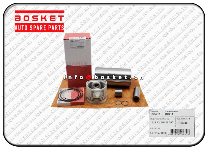 1-87812758-0 1878127580 Engine Cylinder Liner Set Suitable for ISUZU 6BG1T 