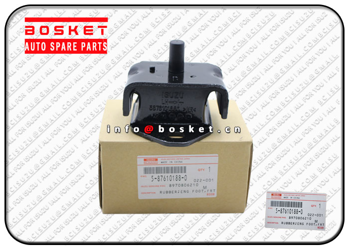 ISUZU NKR55 4JB1 Front Engine Foot Rubber 5-87610188-0 8-97080621-0 5876101880 8970806210