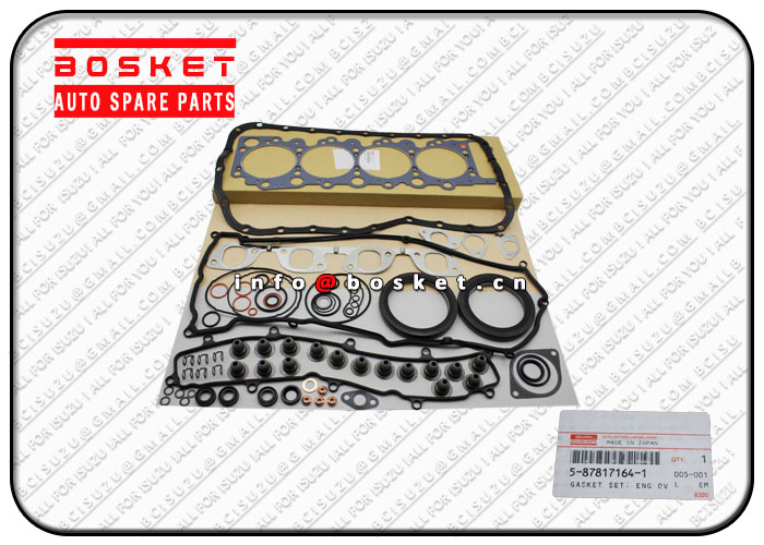 5-87817164-1 5878171641 Engine Overhaul Gasket Set Suitable for ISUZU NKR 