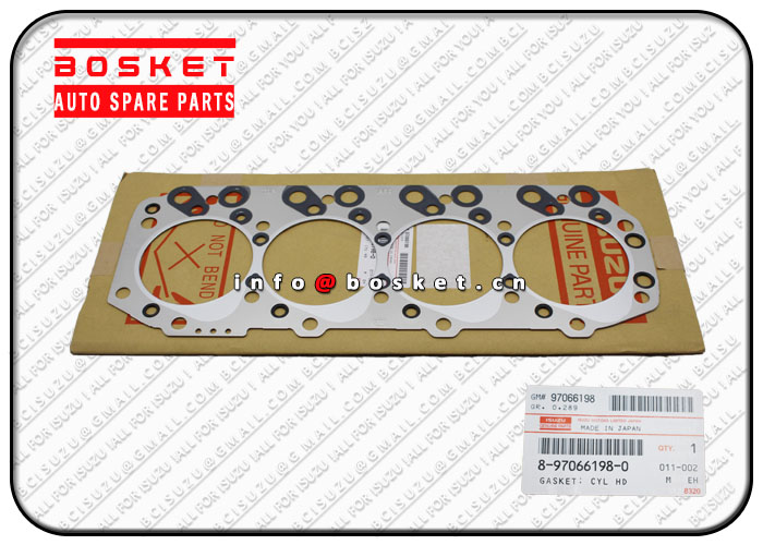 8-97066198-0 8970661980 Cylinder Head Gasket Suitable for ISUZU NKR69 4JG2