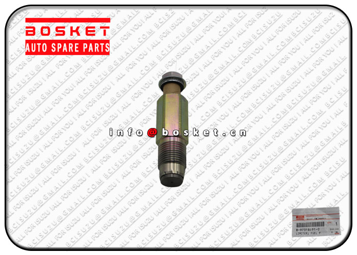 8973186910 8-97318691-0 Fuel Press Limiter Suitable for ISUZU 4HK1 6HK1 NPR