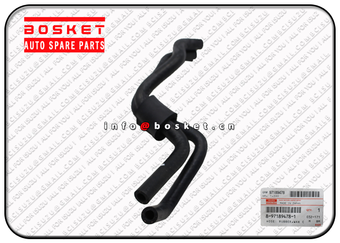 8971894780 8-97189478-0 Wax Csd Rubber Hose Suitable for ISUZU NHR NKR