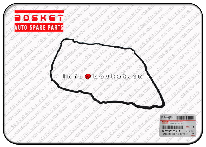 8973313591 8-97331359-1 Head To Cover Gasket Suitable for ISUZU XYB 4HK1 NKR NPR