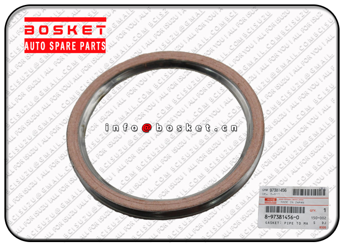 8973814560 8971807502 8-97381456-0 8-97180750-2 Pipe To Manifold Gasket Suitable for ISUZU NKR55 4JB