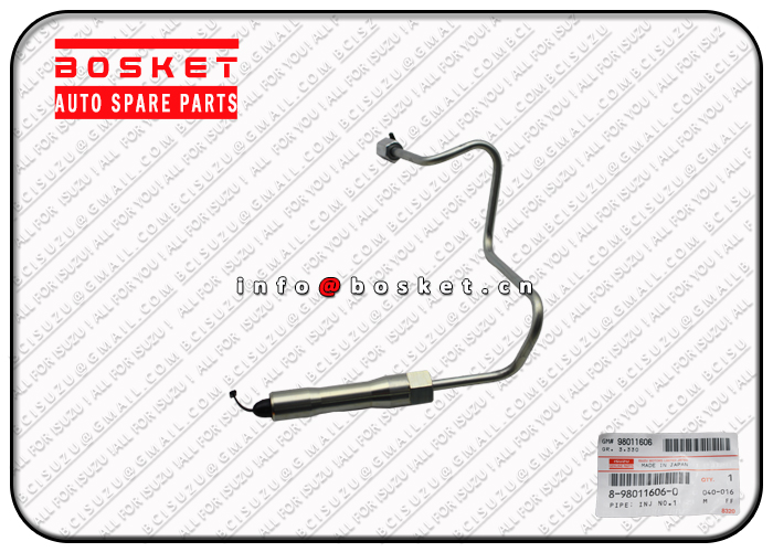 8980116060 8-98011606-0 Injection Number 1 Pipe Suitable for ISUZU UCR NKR