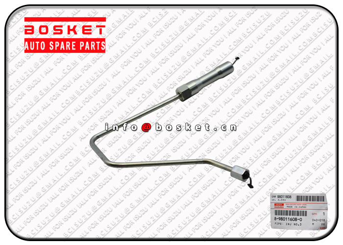 8980116080 8-98011608-0 Injection Number3 Pipe Suitable for ISUZU UCR 