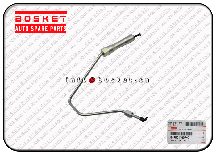 8980116090 8-98011609-0 Injection Number.4 Pipe Suitable for ISUZU UCR