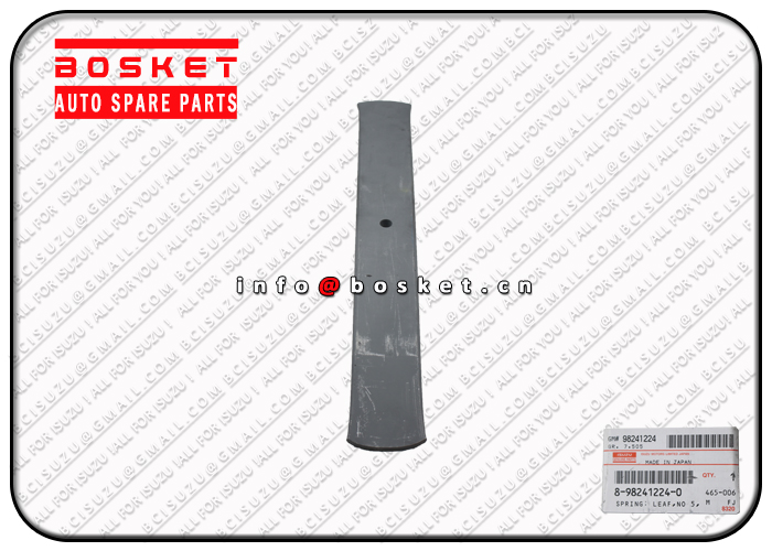 8982412240 8980943880 8-98241224-0 8-98094388-0 Rear Main Number 5 Leaf Spring Suitable for ISUZU NP