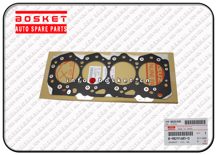 8982916850 8973288681 8-98291685-0 8-97328868-1 Cylinder head Gasket Suitable for ISUZU 4JJ1 NKR NPR