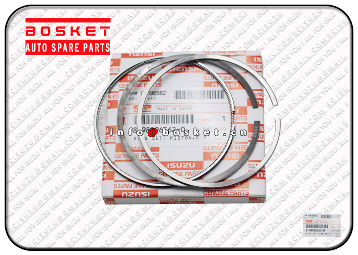 8980965620 8-98096562-0 O/S=0.50 Piston Ring Set Suitable for ISUZU TFS