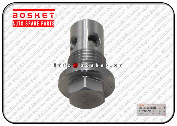 8971757031 8-97175703-1 Oil Check Valve Suitable for ISUZU XV