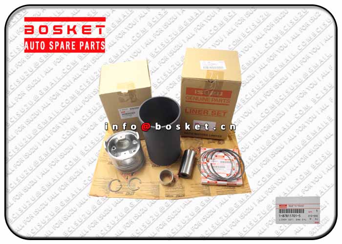 1878117015 1-87811701-5 Engine Cylinder Liner Set Suitable for ISUZU FVR32 6HE1T