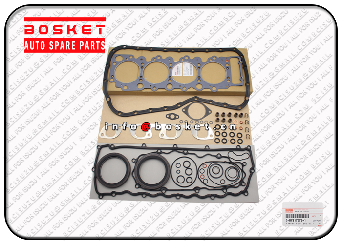 5878175730 5-87817573-0 5878139494 5-87813949-4 Engine Overhaul Gasket Set Suitable for ISUZU NKR