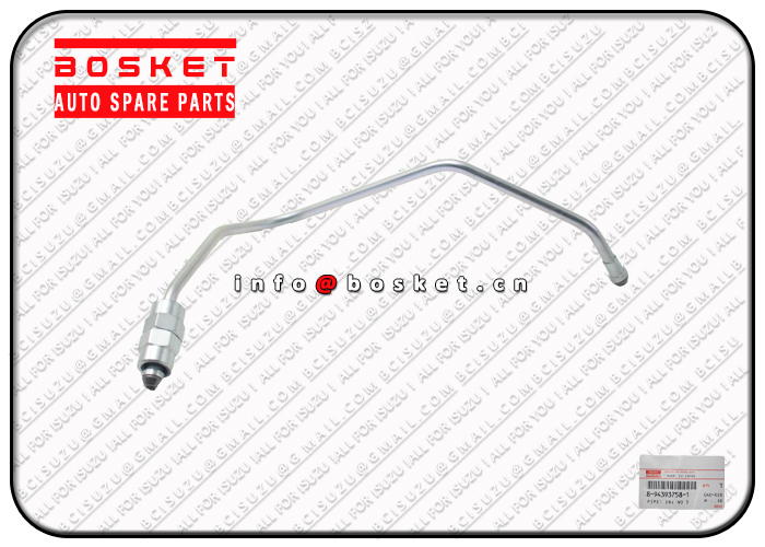 8943937581 8-94393758-1 Injection Number5 Pipe Suitable for ISUZU FRR FSR