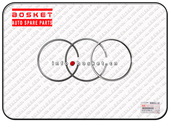 8971479840 8970802150 8-97147984-0 8-97080215-0 Standard Piston Ring Set Suitable for ISUZU NKR69 4J