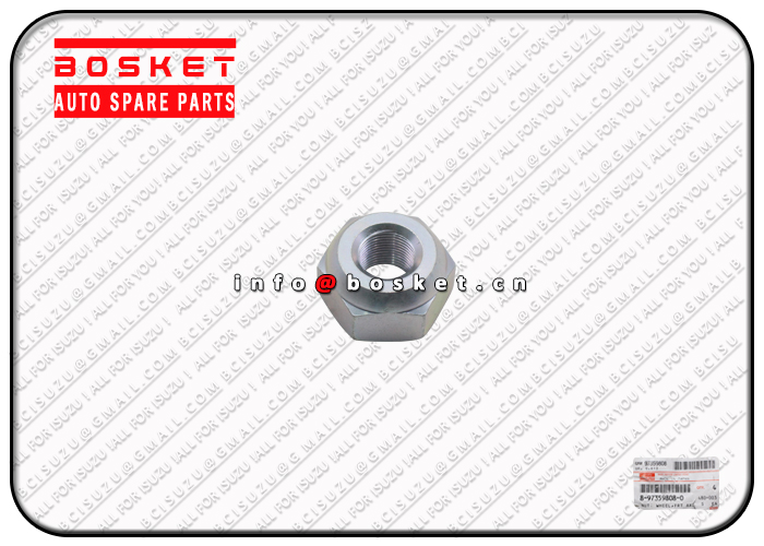 8973598081 8-97359808-1 Front Axle Wheel Nut Suitable for ISUZU 4HE1TC NKR NPR 