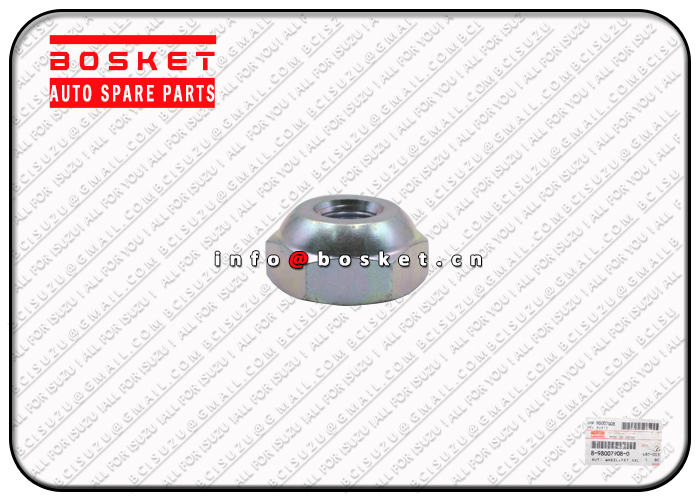 8980079080 8943651480 8-98007908-0 8-94365148-0 Front Axle Wheel Nut Suitable for ISUZU NPR71 4HG1