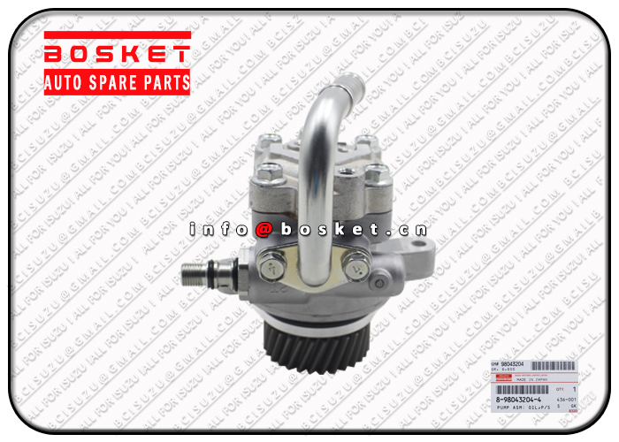 8-98043204-4 8980432044 Power Steering Oil Pump Assembly Suitable for ISUZU NNR 