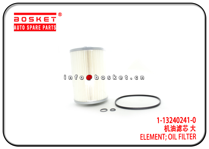 1-13240241-0 1132402410 Oil Filter Element Suitable for ISUZU 6WF1 CXZ51K 