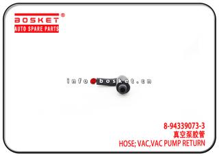 8-94339073-3 8943390733 Vacuum Pump Return Vacuum Hose Suitable for ISUZU 4HF1 NPR66 