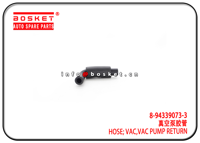 8-94339073-3 8943390733 Vacuum Pump Return Vacuum Hose Suitable for ISUZU 4HF1 NPR66 