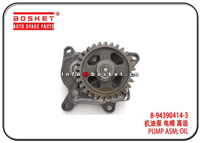 8-94390414-3 L210-0029M 8943904143 L2100029M Oil Pump Assembly Suitable for ISUZU 6HK1 FSD FVZ 