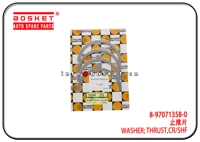 8-97071358-0 8970713580 Crankshaft Thrust Washer Suitable for ISUZU 4BG1 NKR60