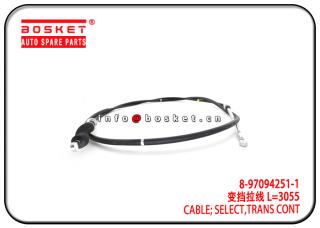 8-97094251-1 8-97203062-0 8970942511 8972030620 0290 Transmission Control Select Cable Suitable for 