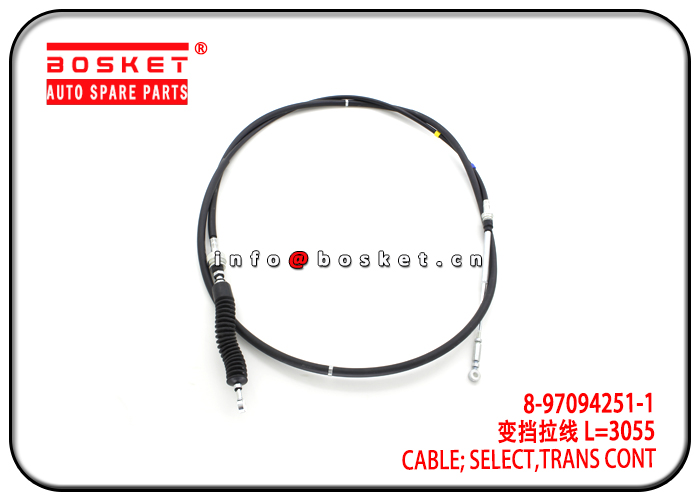 8-97094251-1 8-97203062-0 8970942511 8972030620 0290 Transmission Control Select Cable Suitable for 