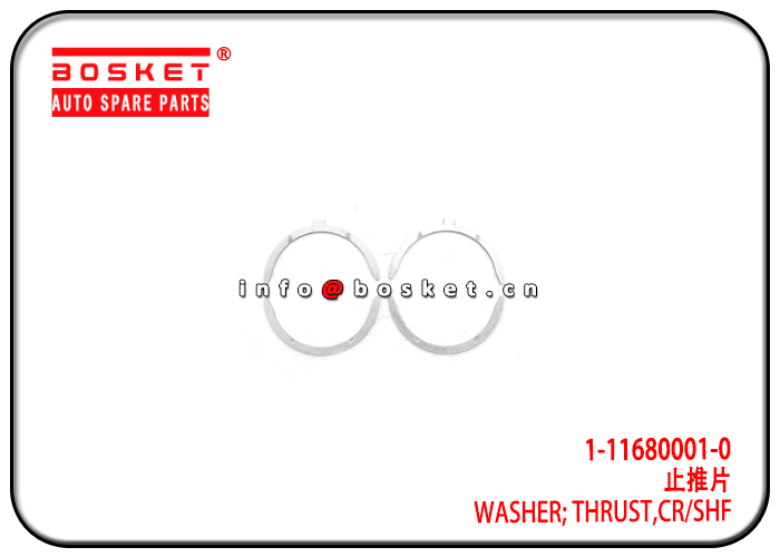 1-11680001-0 1116800010 Crankshaft Thrust Washer Suitable for ISUZU 6BD1 6BG1 FSR FTR