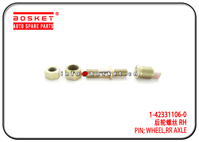 1-42331106-0 1423311060 Rear Axle Wheel Pin Suitable for ISUZU FSR FRR