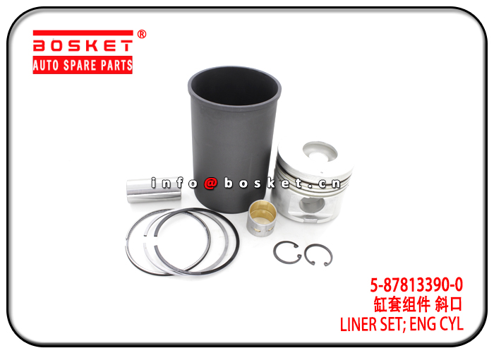 5-87813390-0 5878133900 Engine Cylinder Liner Set Suitable for ISUZU 4HF1 NKR