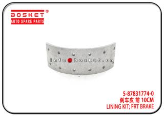 5-87831774-0 5-87870028-0 5878317740 5878700280 Front Brake Lining Kit Suitable for ISUZU 4HF1 K4459