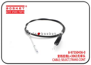 8-97350436-0 8973504360 Transmission Control Select Cable Suitable for ISUZU 4HG1 NPR MYY6P MYY5T