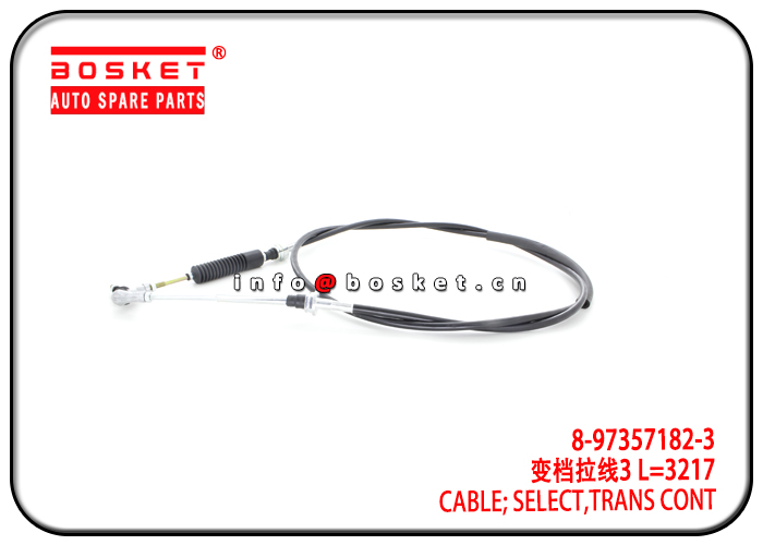 8-97357182-3 1-33671182-0 8973571823 1336711820 Transmission Control Select Cable Suitable for ISUZU