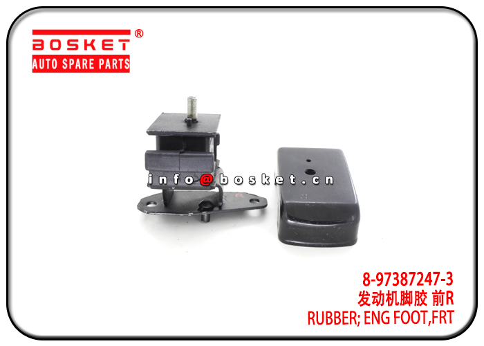 8-97387247-3 8973872473 Front Engine Foot RUbber Suitable for ISUZU 4HG1 NPR 