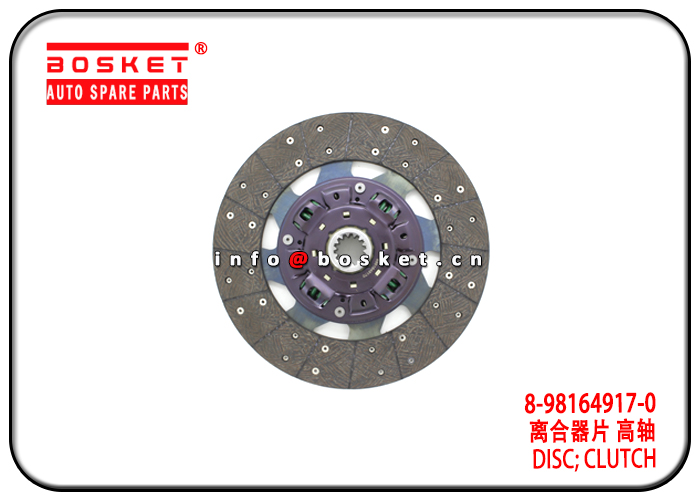 8-98164917-0 5-87610092-BVP 8981649170 587610092BVP Clutch Disc Suitable for ISUZU NPR 700P 