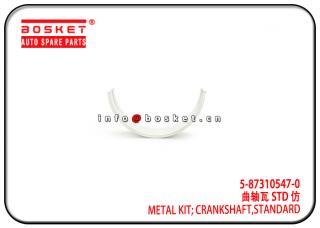 M801H STD 5-87310547-0 5873105470 Standard Crankshaft Metal Kit Suitable for ISUZU 4HF1 NKR 