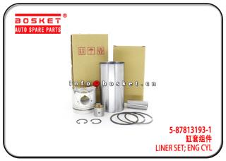 5-87813193-1 5878131931 Engine Cylinder Liner Set Suitable for ISUZU 4JB1T 100P NKR