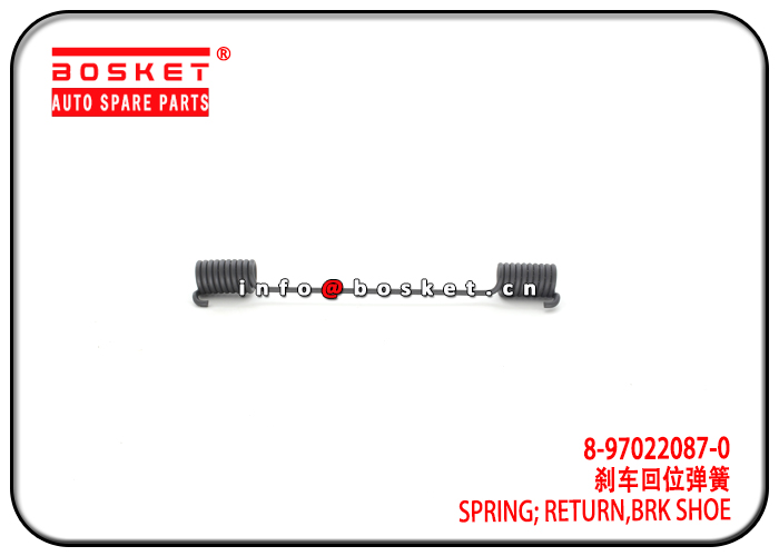 8-97022087-0 8970220870 Brake Shoe Return Spring Suitable for Mexico Market 4HF1 NPR