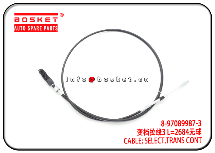 8-97089987-3 8970899873 Transmission Control Select Cable Suitable 