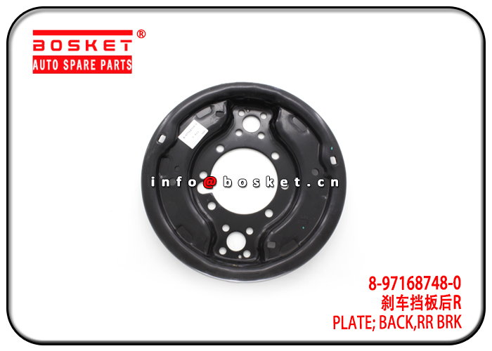 8-97168748-0 8971687480 Rear Brake Back Plate Suitable for ISUZU 4HK1 NPR 