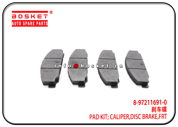 8-97211691-0 8972116910 Front Disc Brake Caliper Pad Kit Suitable for ISUZU 4HG1 NPR