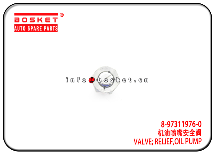 8-97311976-0 8973119760 Oil Pump Relief Valve Suitable for ISUZU 4JB1T NKR55 