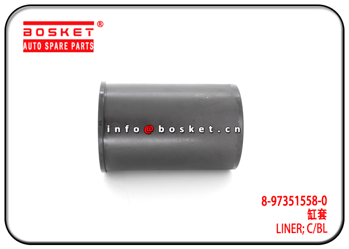 8-97351558-0 8-98014048-0 8973515580 8980140480 Cylinder Block Liner Suitable for ISUZU 4HG1 NKR NPR