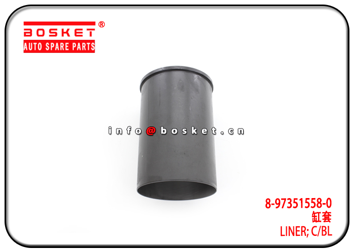 8-97351558-0 8-98014048-0 8973515580 8980140480 Cylinder Block Liner Suitable for ISUZU 4HG1 NKR NPR