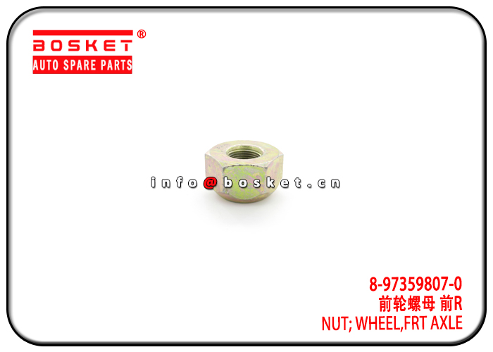 8-97359807-0 8-94427548-0 8973598070 8944275480 Front Axle Wheel Nut Suitable for ISUZU 4HE1TC NKR N