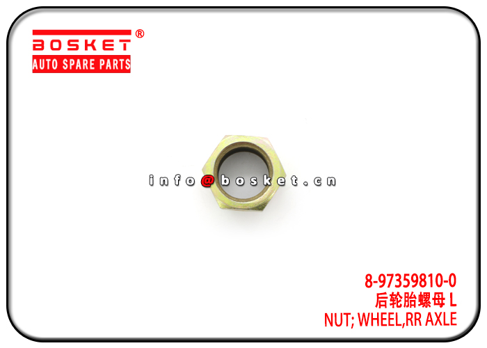 8-97359810-0 1-42334023-0 8973598100 1423340230 Rear Axle Wheel Nut Suitable for ISUZU 4HE1TC CYZ